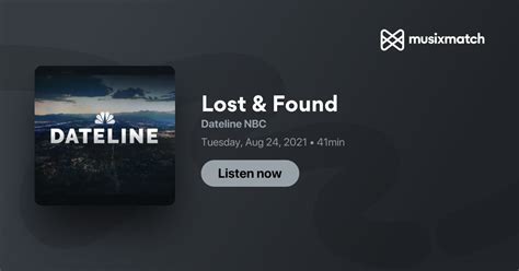 dateline nbc lost and found